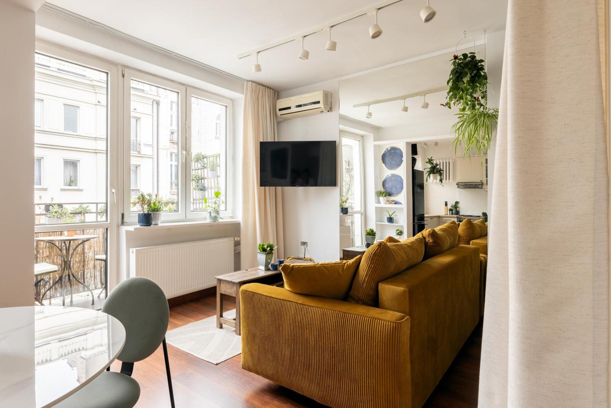 Relax Apartment Hoza / Poznanska Варшава Экстерьер фото